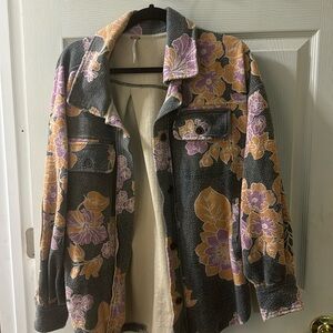 Free people Ruby jacket - size small, worn once! Smoke free home